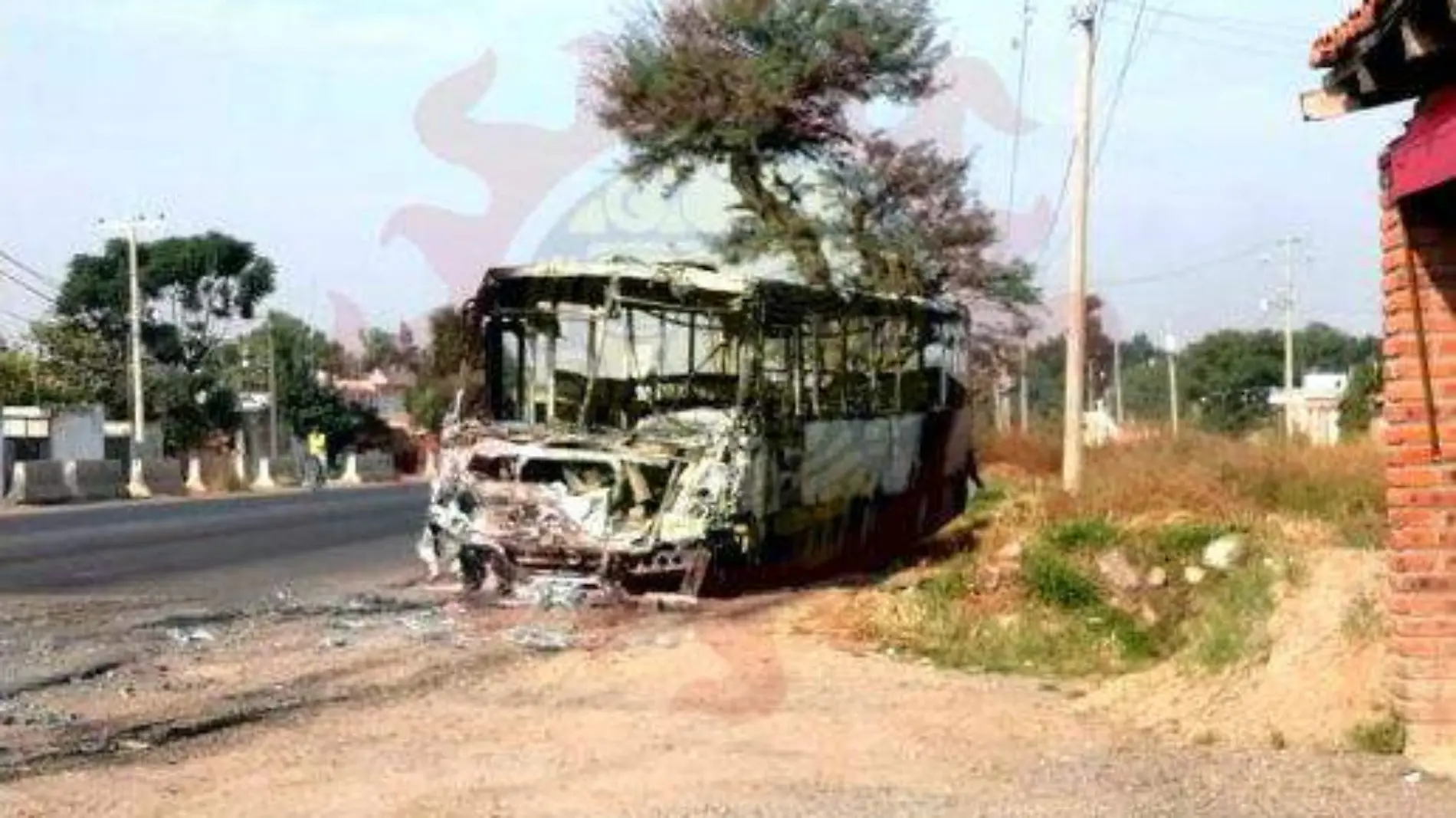 camión incendiado